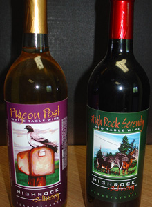 wine label